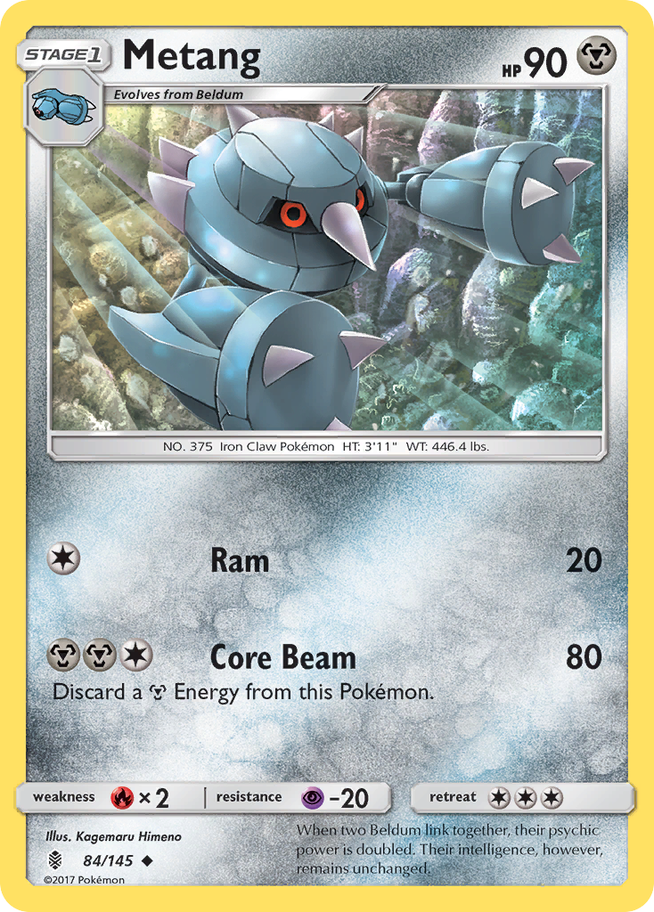 Metang (84/145) [Sun & Moon: Guardians Rising] | Black Swamp Games