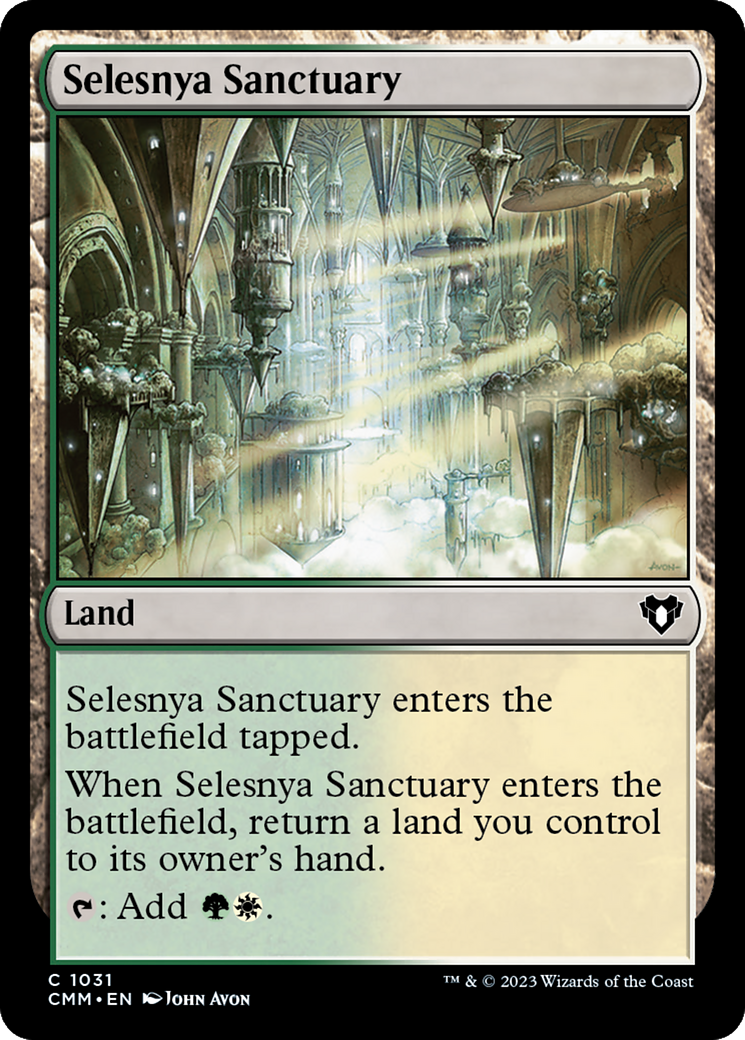 Selesnya Sanctuary [Commander Masters] | Black Swamp Games