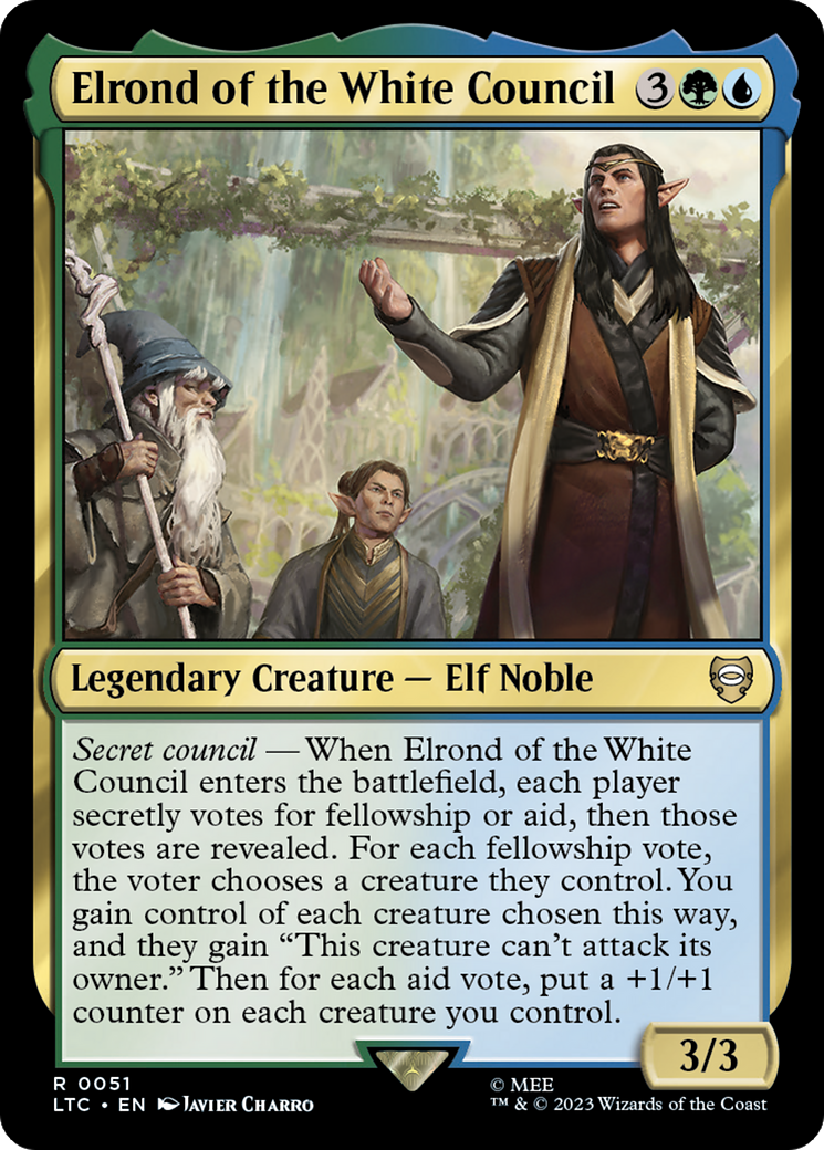 Elrond of the White Council [The Lord of the Rings: Tales of Middle-Earth Commander] | Black Swamp Games