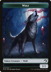 Wolf (013) // Treasure (015) Double-Sided Token [Challenger Decks 2022 Tokens] | Black Swamp Games