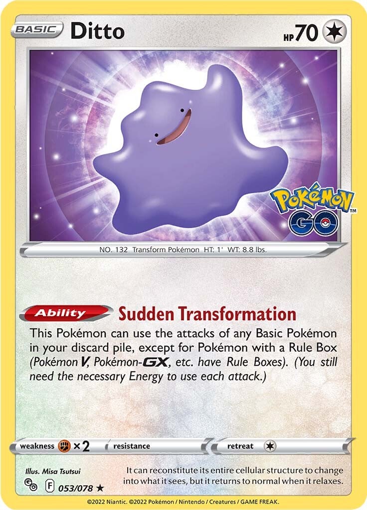 Ditto (053/078) [Pokémon GO] | Black Swamp Games
