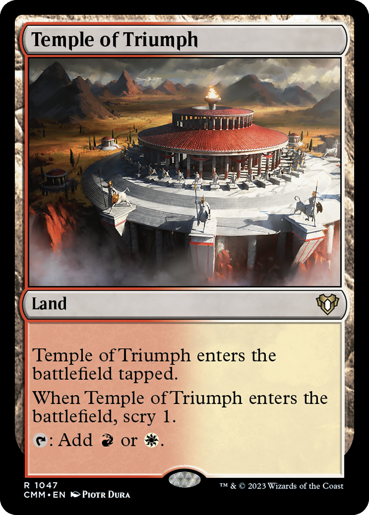 Temple of Triumph [Commander Masters] | Black Swamp Games