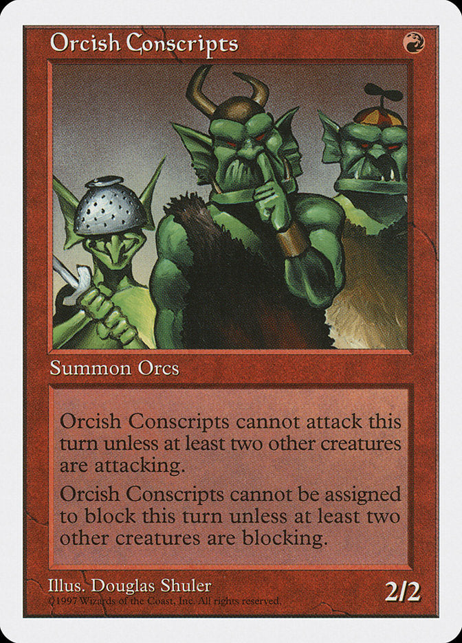 Orcish Conscripts [Fifth Edition] | Black Swamp Games