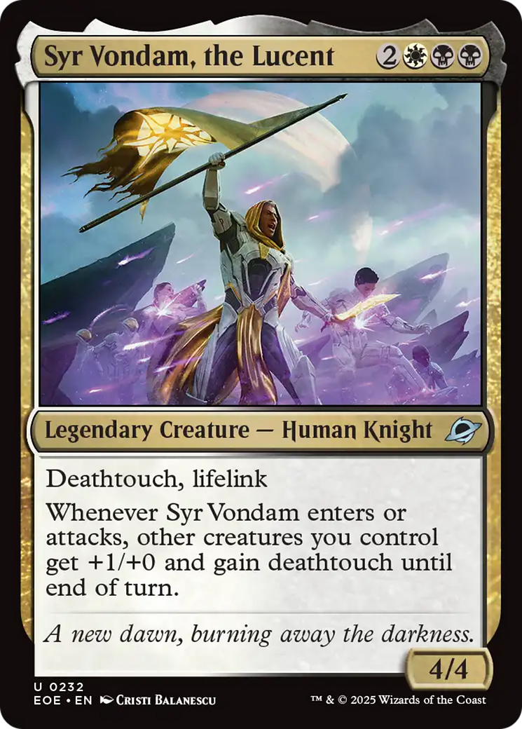 Syr Vondam, the Lucent [Edge of Eternities] | Black Swamp Games
