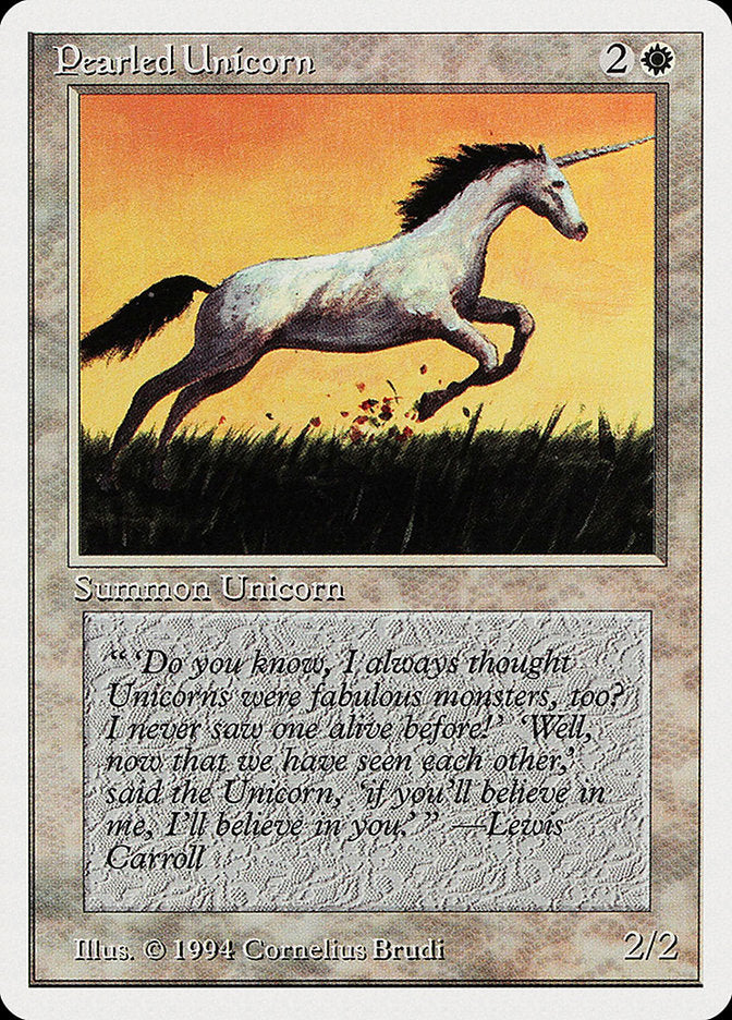 Pearled Unicorn [Summer Magic / Edgar] | Black Swamp Games