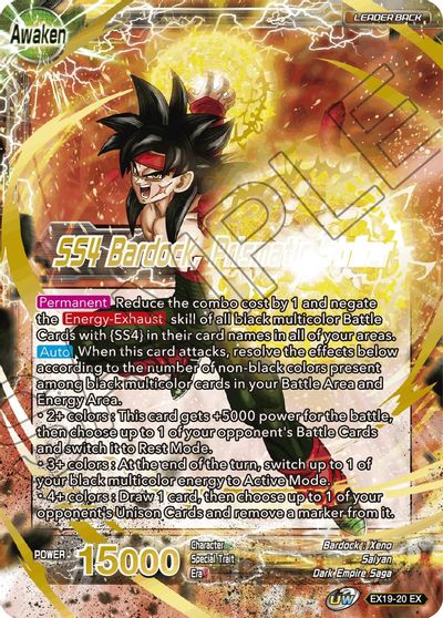 Bardock // SS4 Bardock, Prismatic Striker (EX19-20) [Special Anniversary Set 2021] | Black Swamp Games