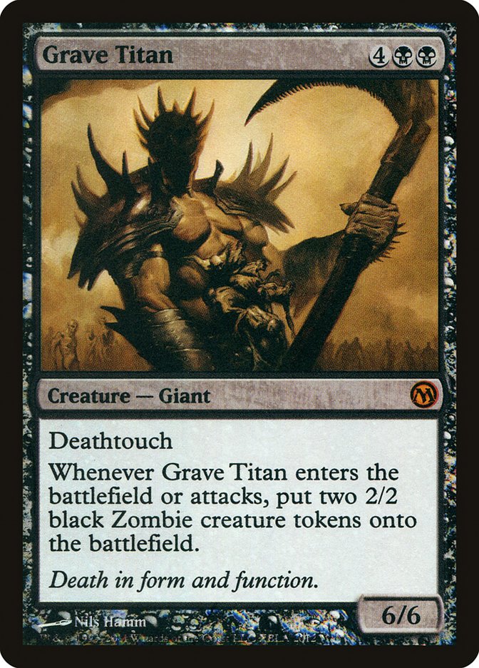 Grave Titan (Duels of the Planeswalkers Promos) [Duels of the Planeswalkers Promos 2011] | Black Swamp Games