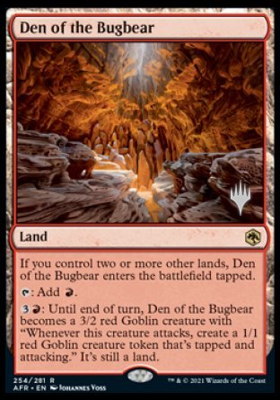Den of the Bugbear (Promo Pack) [Dungeons & Dragons: Adventures in the Forgotten Realms Promos] | Black Swamp Games