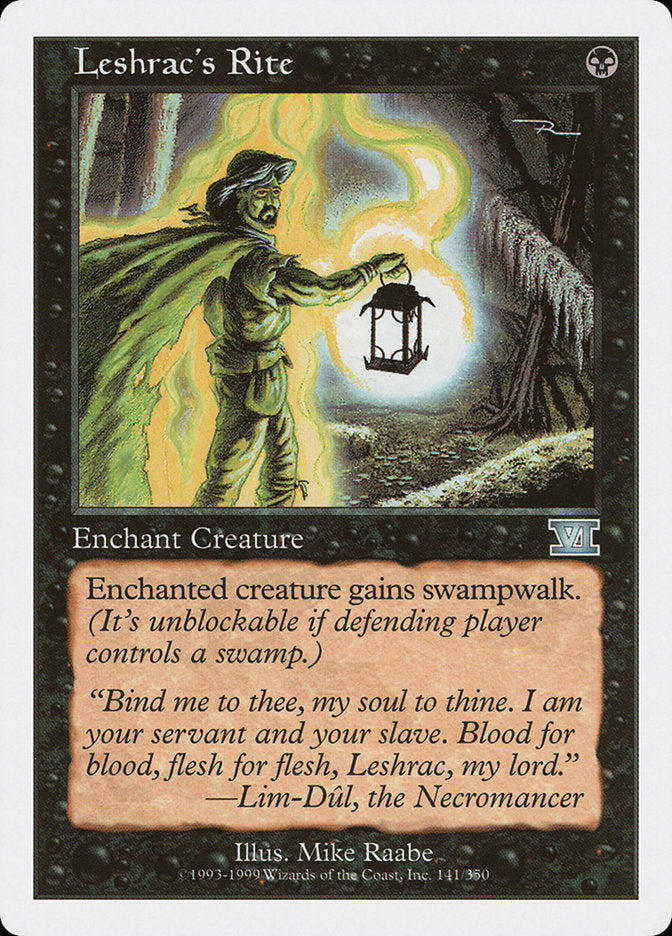 Leshrac's Rite [Classic Sixth Edition] | Black Swamp Games