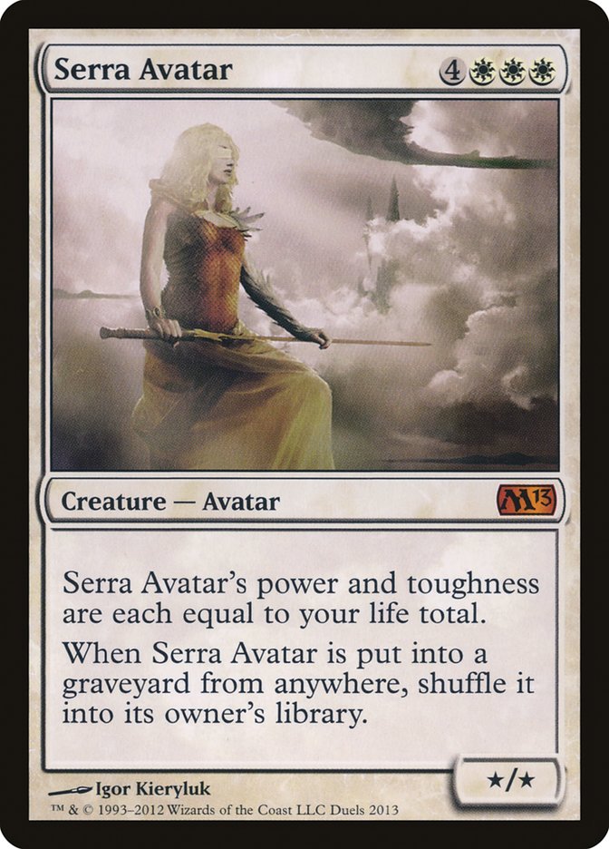 Serra Avatar (Duels of the Planeswalkers Promos) [Duels of the Planeswalkers Promos 2012] | Black Swamp Games