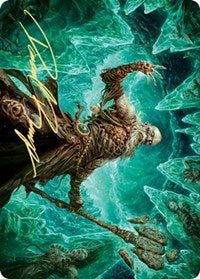 Draugr Necromancer Art Card (Gold-Stamped Signature) [Kaldheim Art Series] | Black Swamp Games