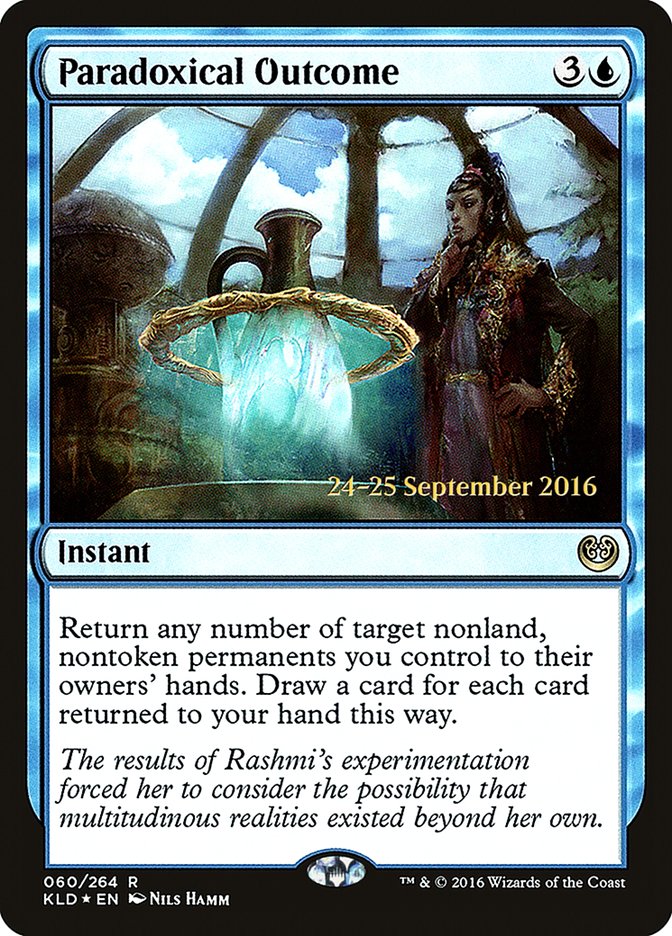 Paradoxical Outcome [Kaladesh Prerelease Promos] | Black Swamp Games