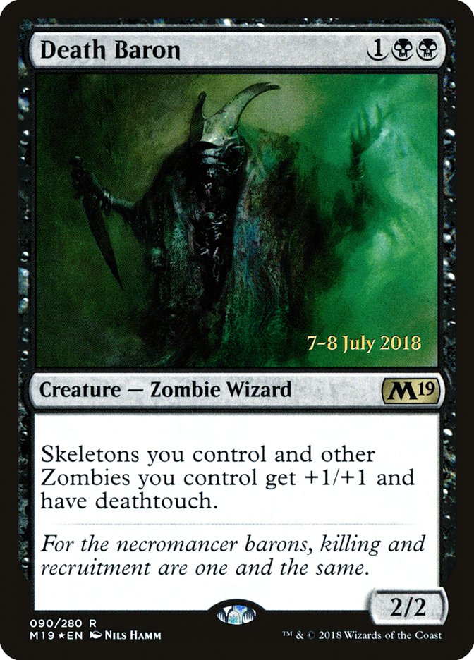 Death Baron [Core Set 2019 Prerelease Promos] | Black Swamp Games