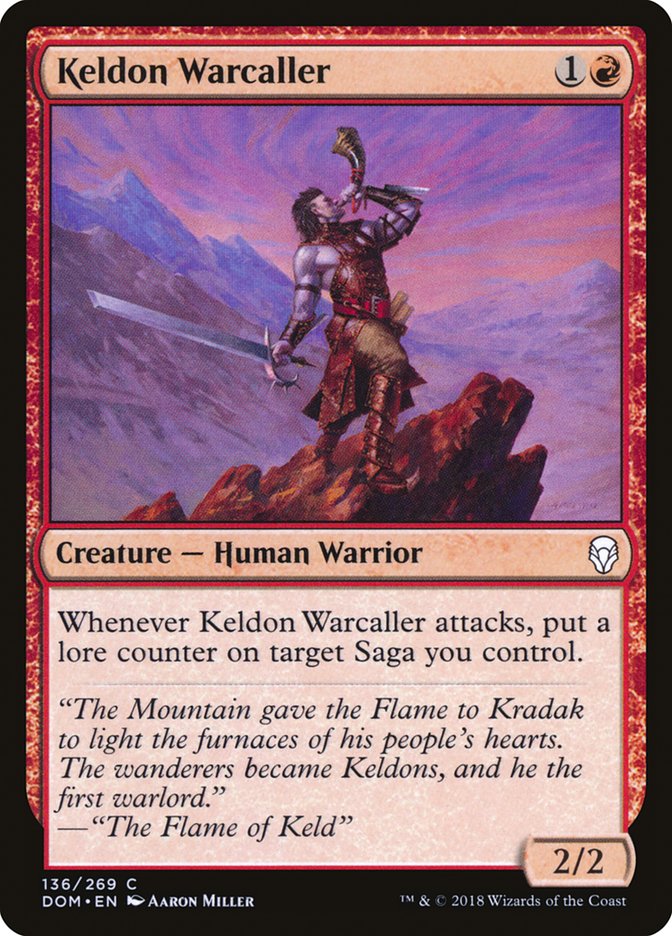 Keldon Warcaller [Dominaria] | Black Swamp Games