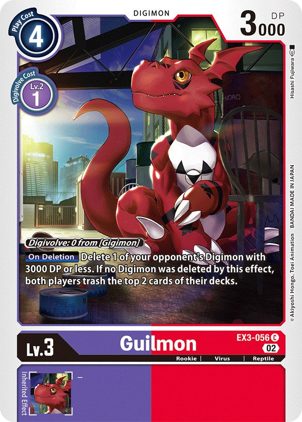 Guilmon [EX3-056] [Draconic Roar] | Black Swamp Games