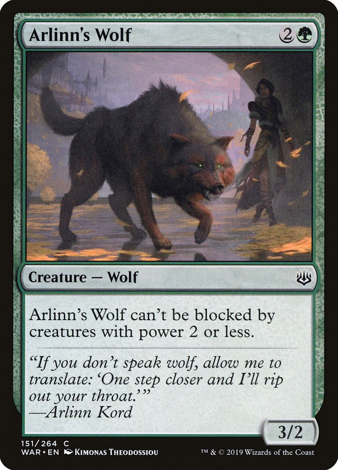 Arlinn's Wolf [War of the Spark] | Black Swamp Games