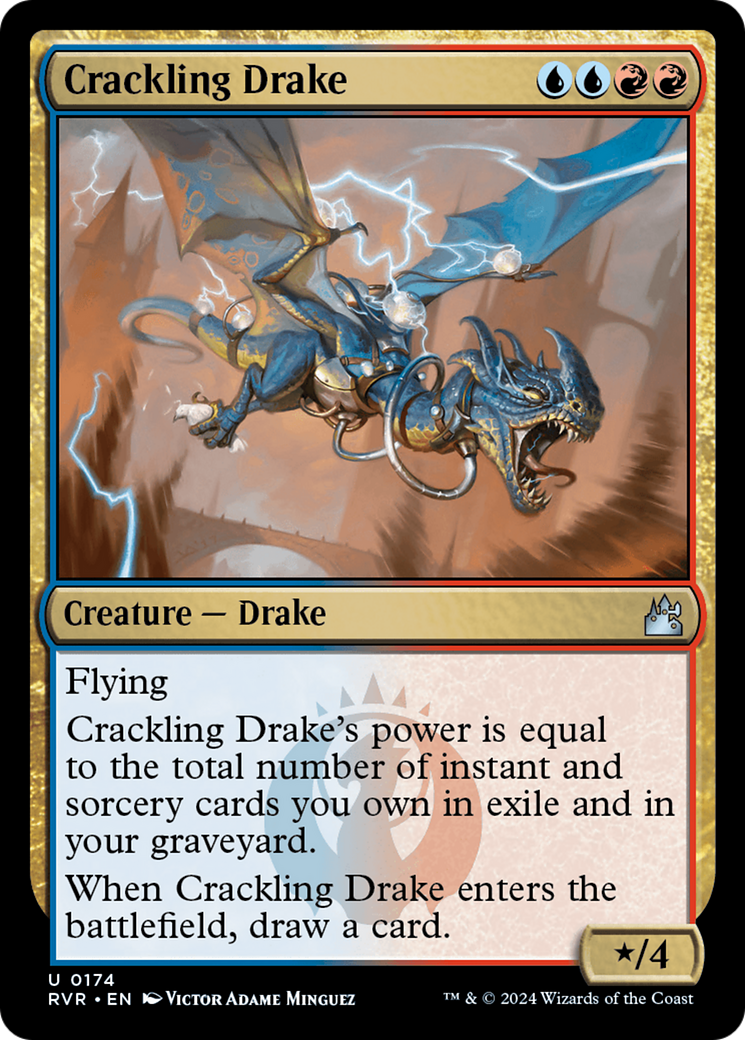 Crackling Drake [Ravnica Remastered] | Black Swamp Games