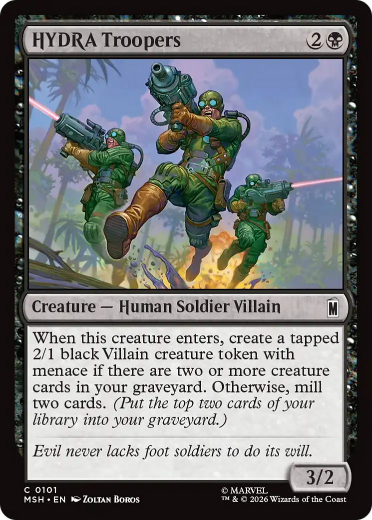 HYDRA Troopers [Marvel Super Heroes] | Black Swamp Games