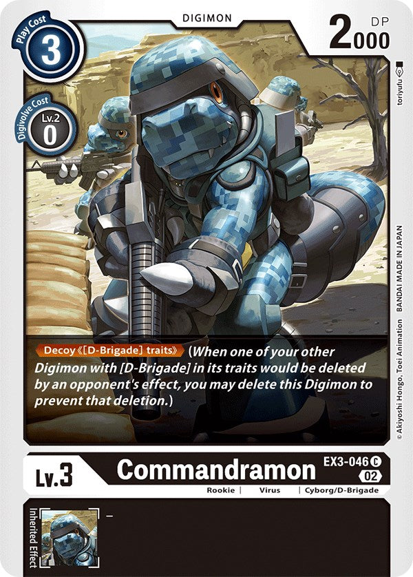 Commandramon [EX3-046] [Draconic Roar] | Black Swamp Games