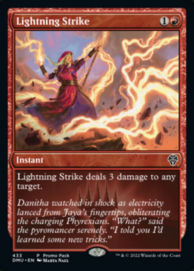 Lightning Strike (Promo Pack) [Dominaria United Promos] | Black Swamp Games