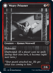Weary Prisoner // Wrathful Jailbreaker [Innistrad: Double Feature] | Black Swamp Games