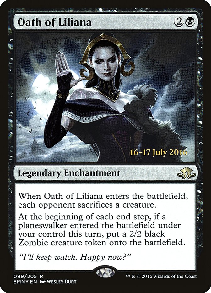 Oath of Liliana [Eldritch Moon Prerelease Promos] | Black Swamp Games