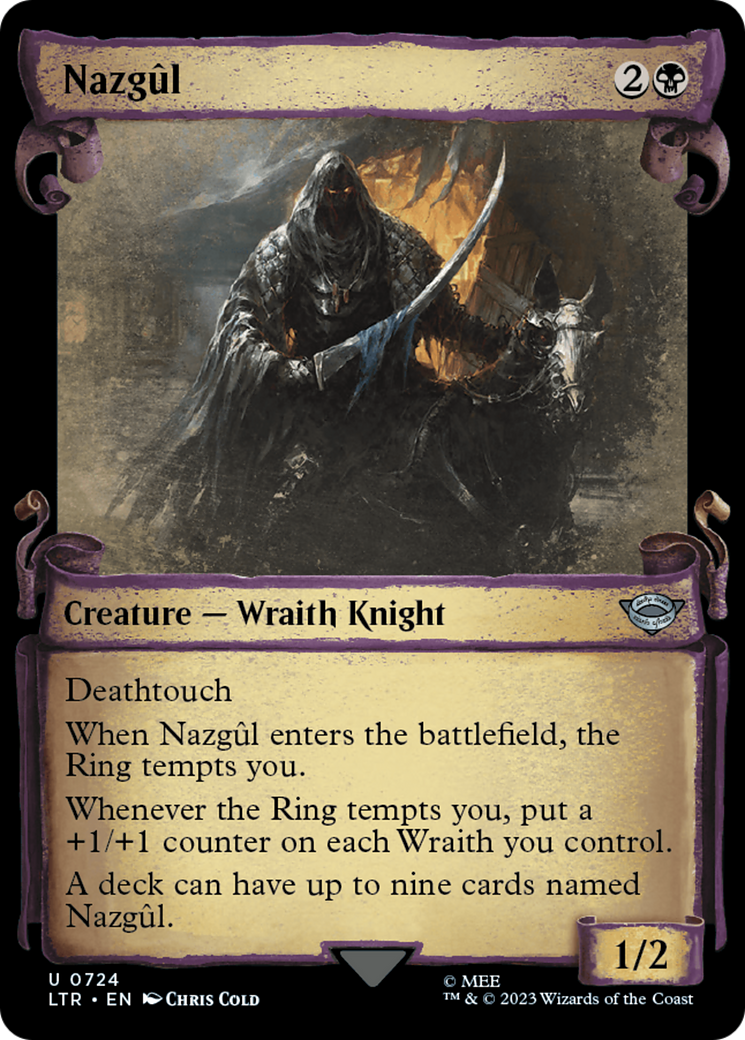 Nazgul (0724) [The Lord of the Rings: Tales of Middle-Earth Showcase Scrolls] | Black Swamp Games