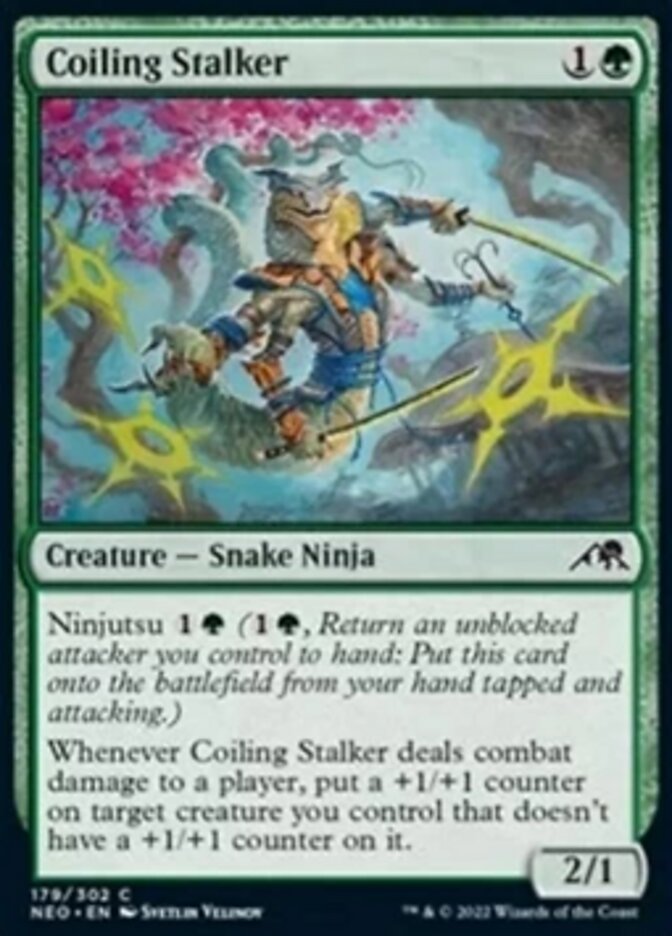 Coiling Stalker [Kamigawa: Neon Dynasty] | Black Swamp Games