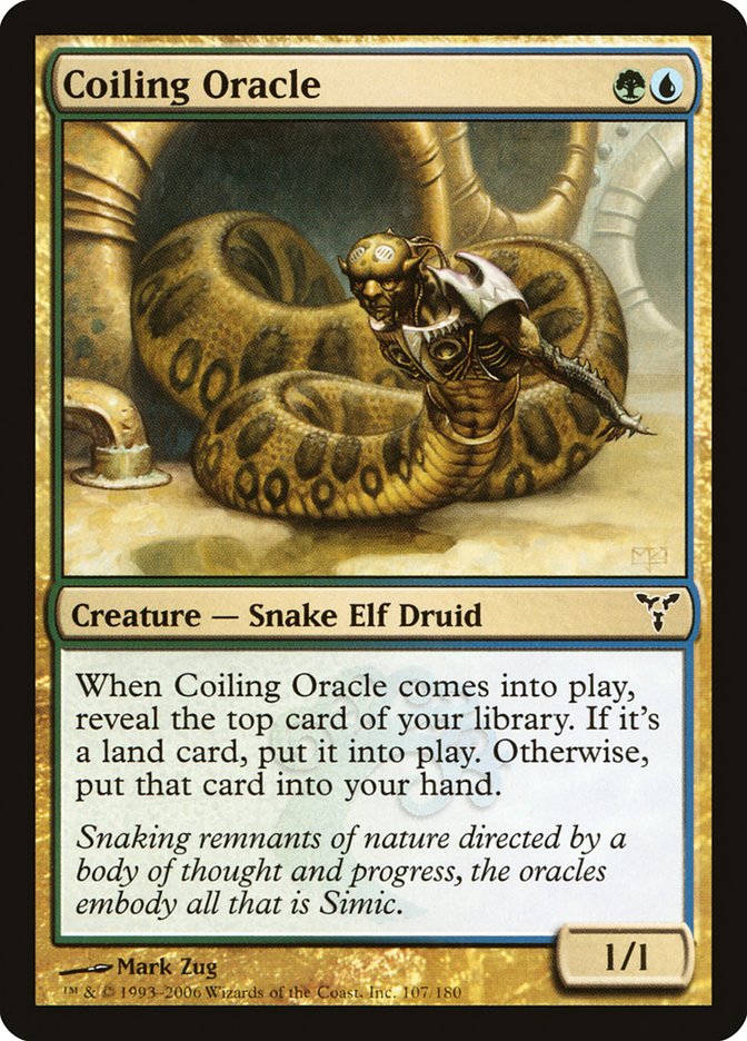 Coiling Oracle [Dissension] | Black Swamp Games