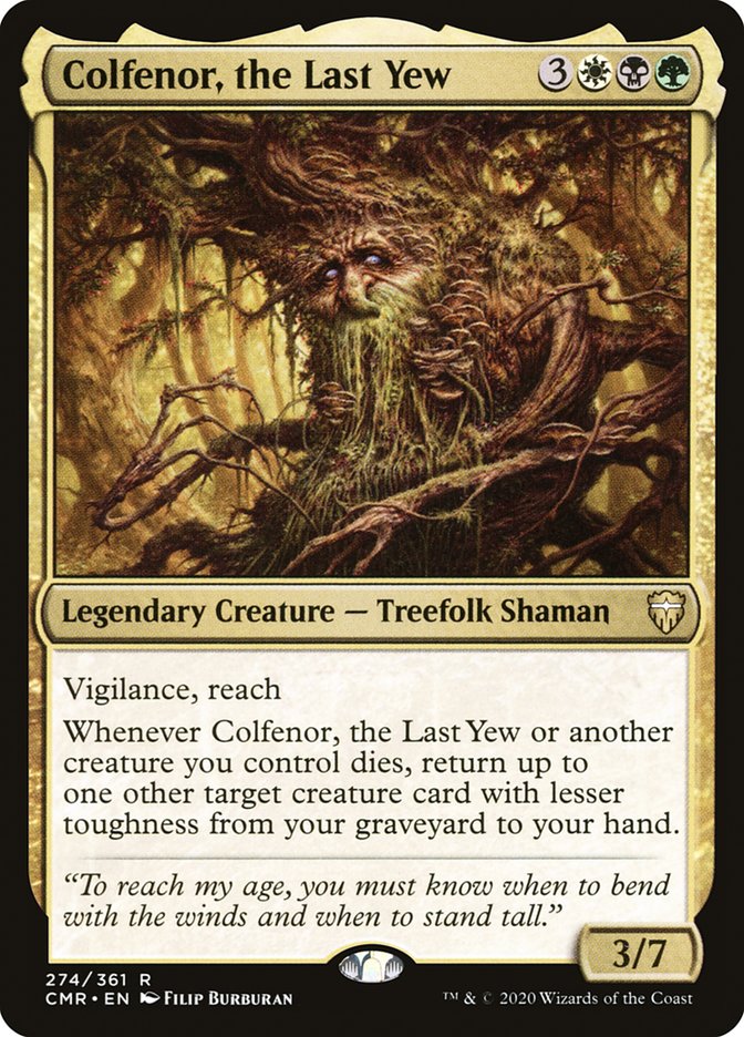 Colfenor, the Last Yew [Commander Legends] | Black Swamp Games