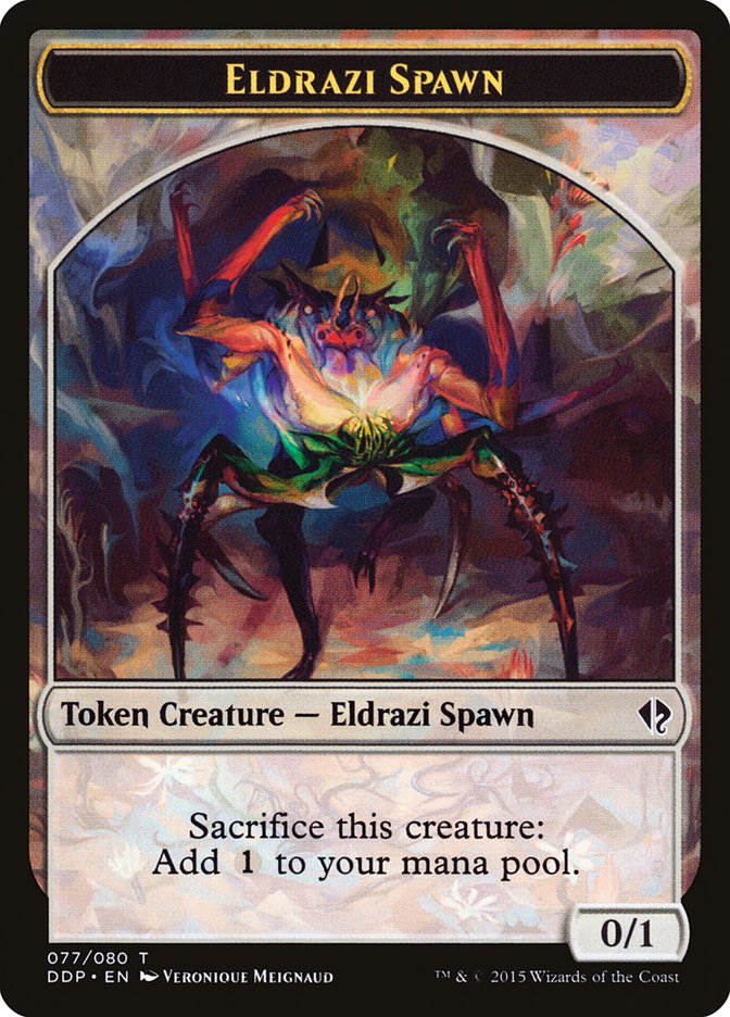 Eldrazi Spawn Token (077/080) [Duel Decks: Zendikar vs. Eldrazi] | Black Swamp Games