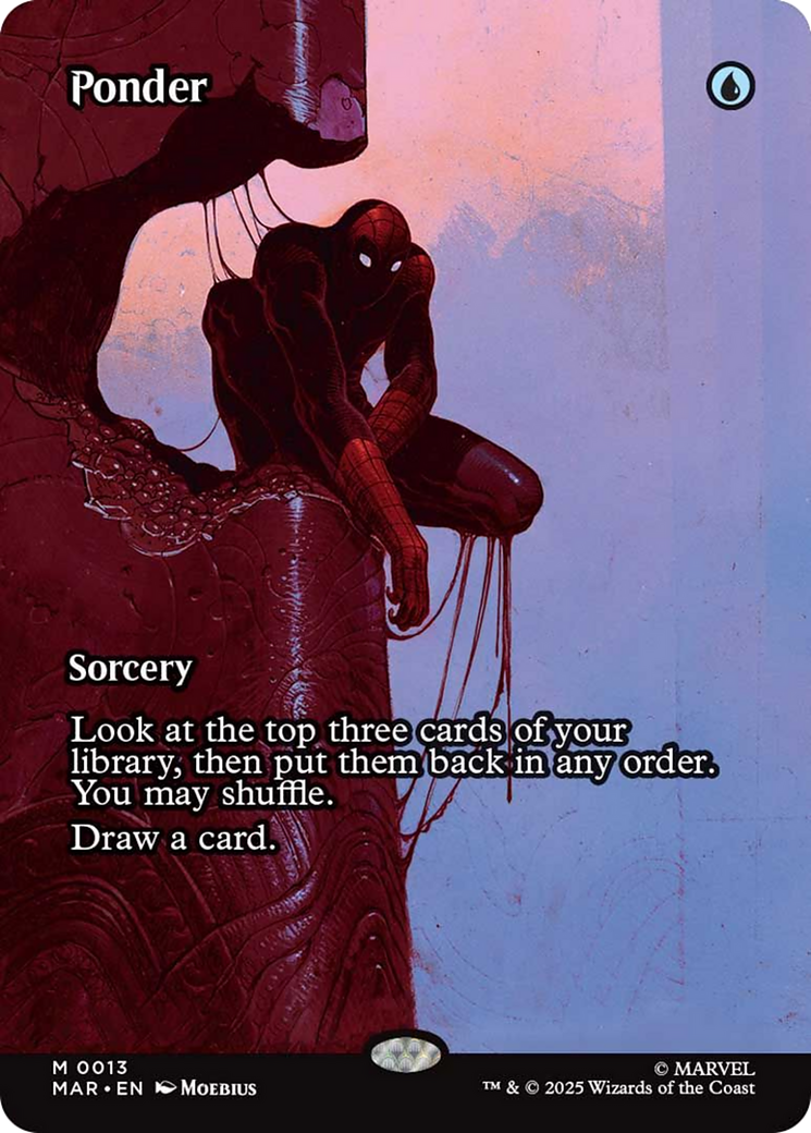 Ponder (Borderless) [Marvel's Spider-Man: Eternal-Legal] | Black Swamp Games