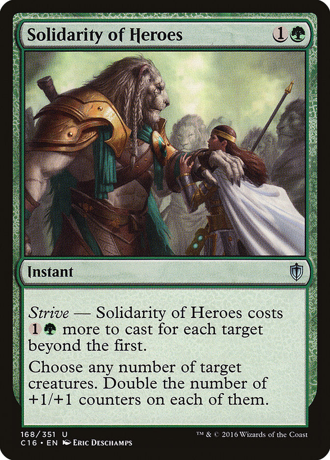 Solidarity of Heroes [Commander 2016] | Black Swamp Games