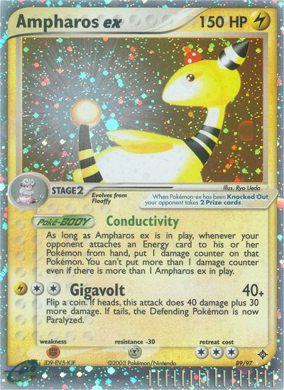 Ampharos ex (89/97) [EX: Dragon] | Black Swamp Games