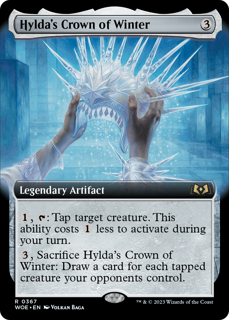 Hylda's Crown of Winter (Extended Art) [Wilds of Eldraine] | Black Swamp Games