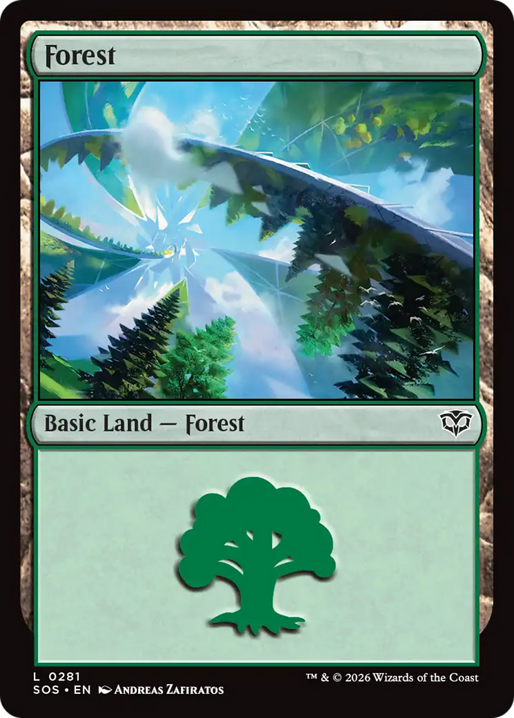Forest (0281) [Secrets of Strixhaven] | Black Swamp Games
