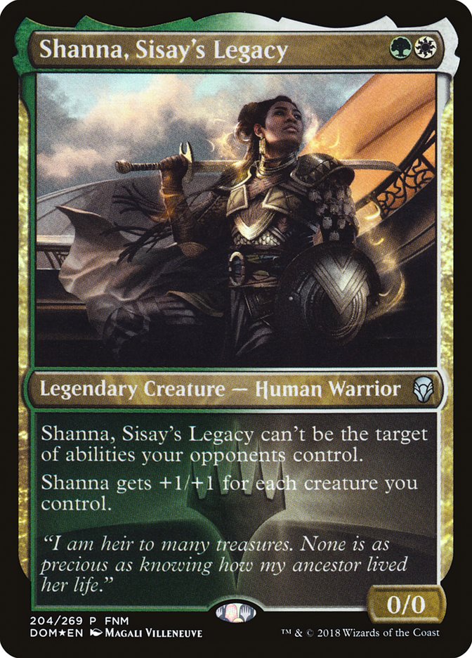 Shanna, Sisay's Legacy (FNM) [Dominaria Promos] | Black Swamp Games