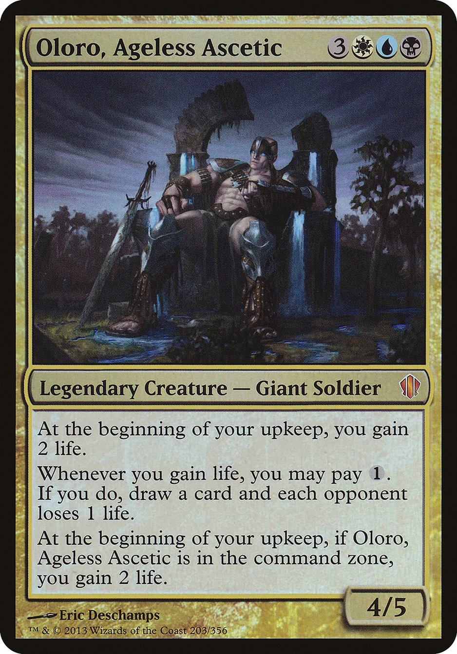 Oloro, Ageless Ascetic (Oversized) [Commander 2013 Oversized] | Black Swamp Games