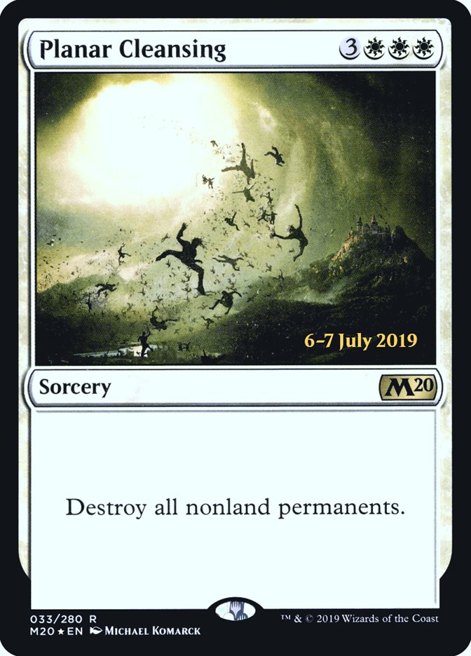 Planar Cleansing [Core Set 2020 Prerelease Promos] | Black Swamp Games