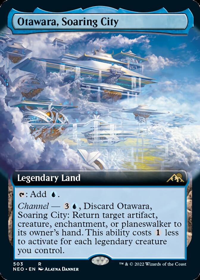 Otawara, Soaring City (Extended Art) [Kamigawa: Neon Dynasty] | Black Swamp Games