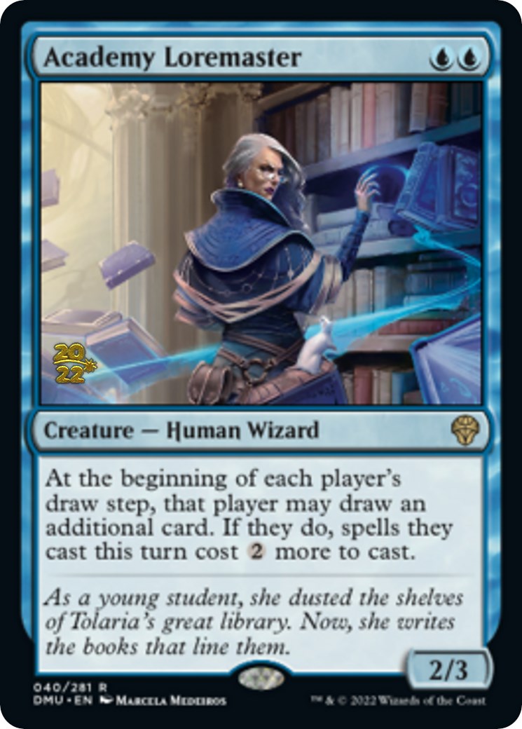 Academy Loremaster [Dominaria United Prerelease Promos] | Black Swamp Games