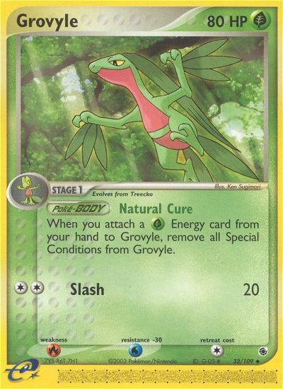 Grovyle (32/109) [EX: Ruby & Sapphire] | Black Swamp Games