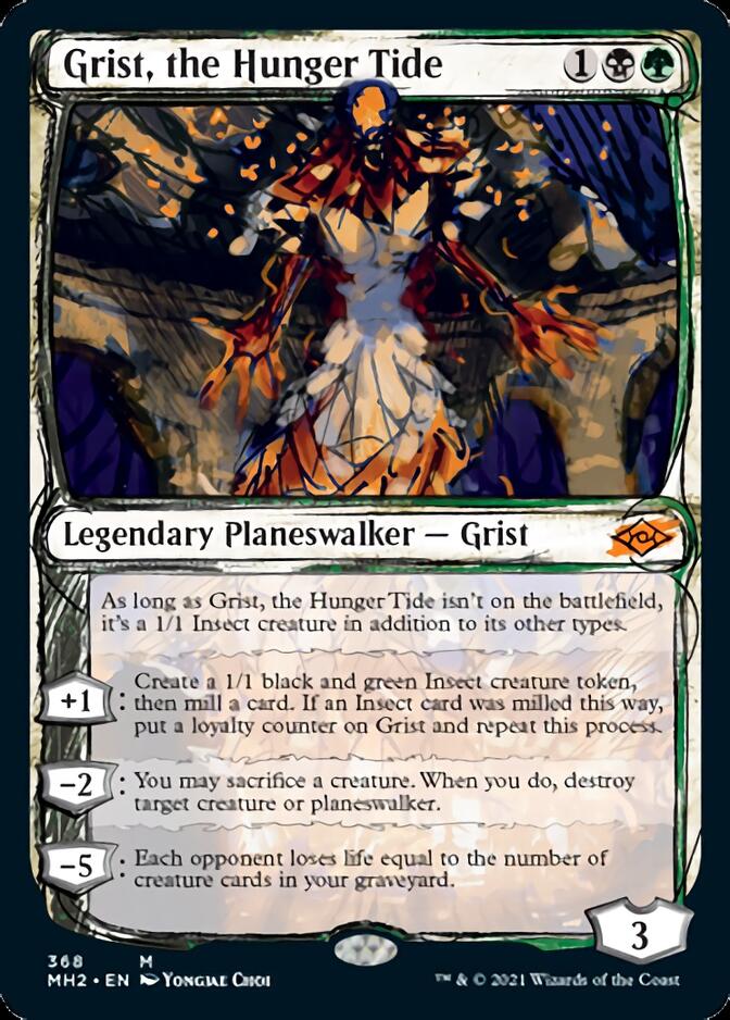 Grist, the Hunger Tide (Sketch) [Modern Horizons 2] | Black Swamp Games