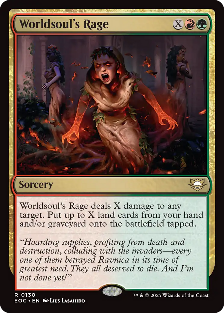 Worldsoul's Rage [Edge of Eternities Commander] | Black Swamp Games