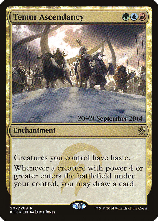 Temur Ascendancy [Khans of Tarkir Prerelease Promos] | Black Swamp Games