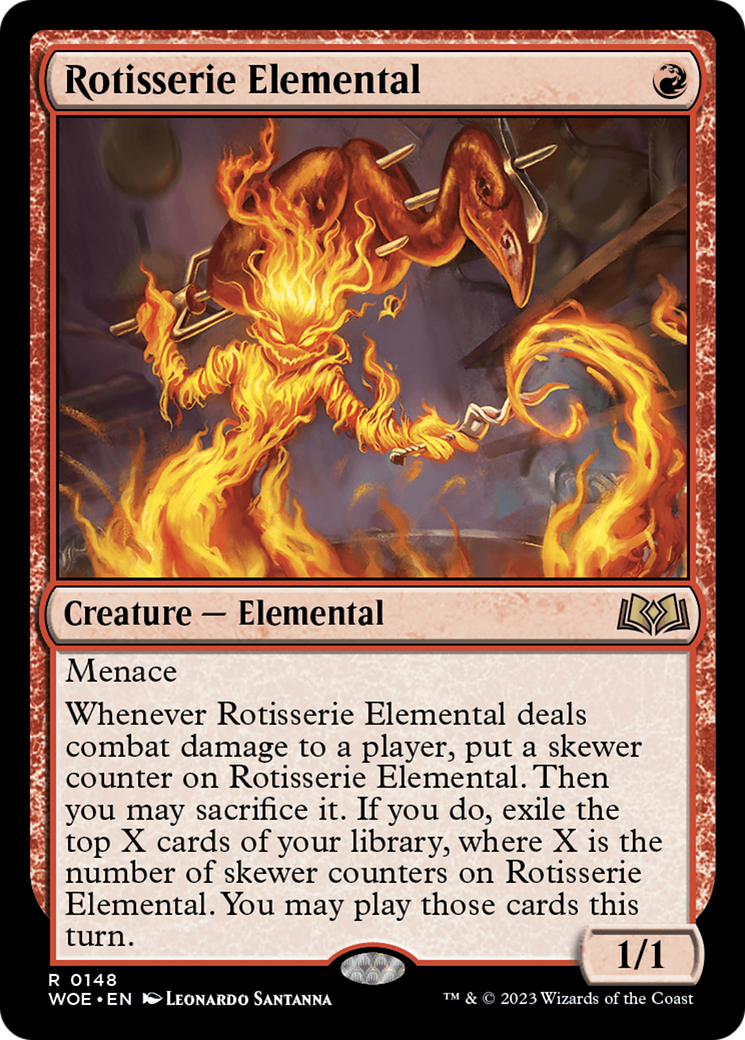 Rotisserie Elemental [Wilds of Eldraine] | Black Swamp Games