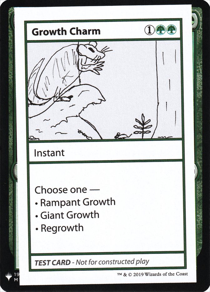 Growth Charm [Mystery Booster Playtest Cards] | Black Swamp Games