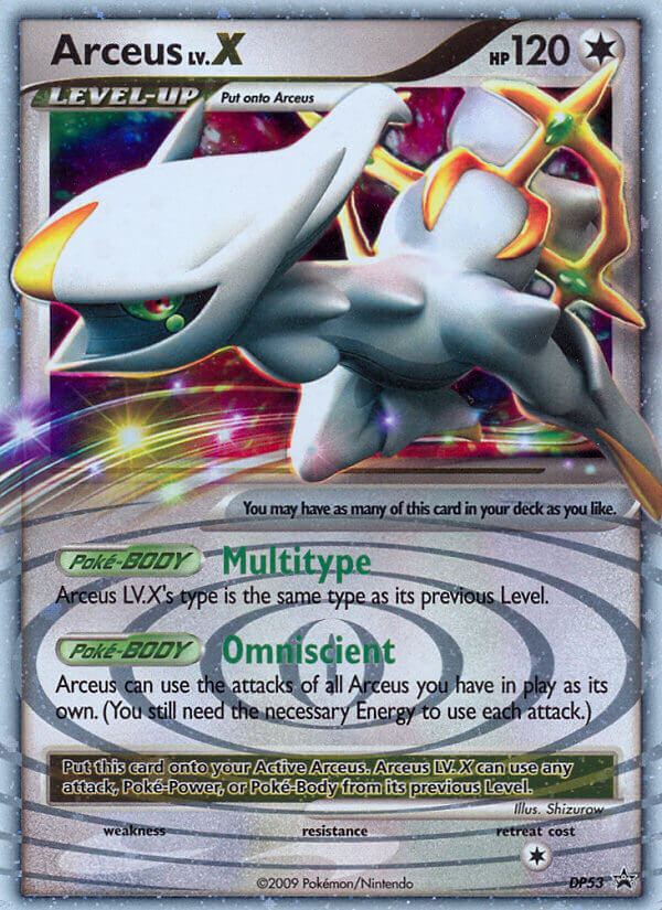 Arceus Lv.X (DP53) [Diamond & Pearl: Black Star Promos] | Black Swamp Games