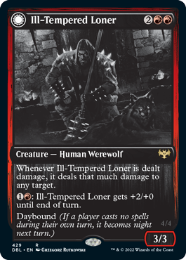 Ill-Tempered Loner // Howlpack Avenger [Innistrad: Double Feature] | Black Swamp Games