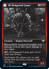 Ill-Tempered Loner // Howlpack Avenger [Innistrad: Double Feature] | Black Swamp Games
